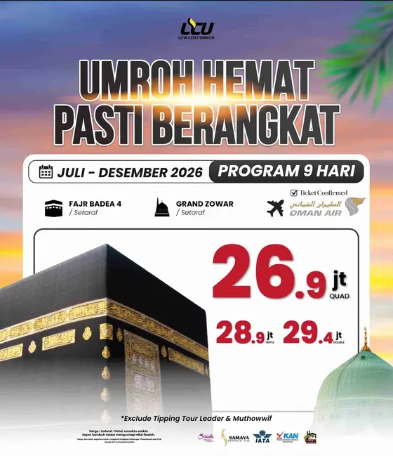 Paket Low Cost Umroh LCU